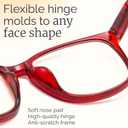 CCVOO Reading Glasses for Women/Men, Eyeglasses, Blue Light Readers for Women/Men, Computer Eye Glasses, Cheaters, +3.00