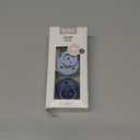 Bibs Pacifiers Color Collection, Set of 2 BPA-Free Latex Pacifiers Made in Europe, Round Nipple Baby Pacifier, 0+ Month, Pack of 2, Dusty Blue/Steel Blue