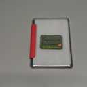 Case for All-New 7" Kindle Paperwhite 12th Gen 2024 and Kindle Color soft Signature Edition, Light PU Leather Cover and Transparent Hard Back with Hand Strap, Auto Sleep/Wake, Watermelon Red