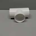 3 Way 3" PVC Tee Pipe Fittings Adapter (Socket x Socket x Socket) Furniture Grade SCH40 3 Inch PVC Elbow Pipe Connector for DIY PVC Shelf Garden Support Structure Storage Frame