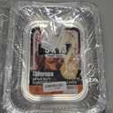 Half Size Aluminum Pans 9x13-10 Pack Aluminum Foil Pans, Heavy Duty Disposable Pans for Cooking, Storing, Prepping, and Freezing Food