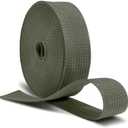 12 Yards Webbing 1" & 1.5" & 2" Polypropylene Webbing Strap 1 Inch 1.5 Inch 2 Inch Wide Webbing Strapping for Bags/Lawn Chair/Pool Solar Cover DIY Crafting