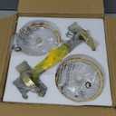 Battery Operated Wall Sconce Set of 2, Rechargeable Wireless Sconces with Dimmable Detachable Magnetic Bulbs and Remote, 3 Colors Wall Lights for Bedroom Living Room Hallway Fireplace (7 Inch, Black)