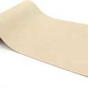 Morgan Faux Leather Table Runner 13x80 Inch, Beige, Stain & Heat Resistant, Reversible, Non-Slip, Spring, Boho Dining Table Decor, Rustic Home Decor, Holiday Party & Everyday Table Runner (L)