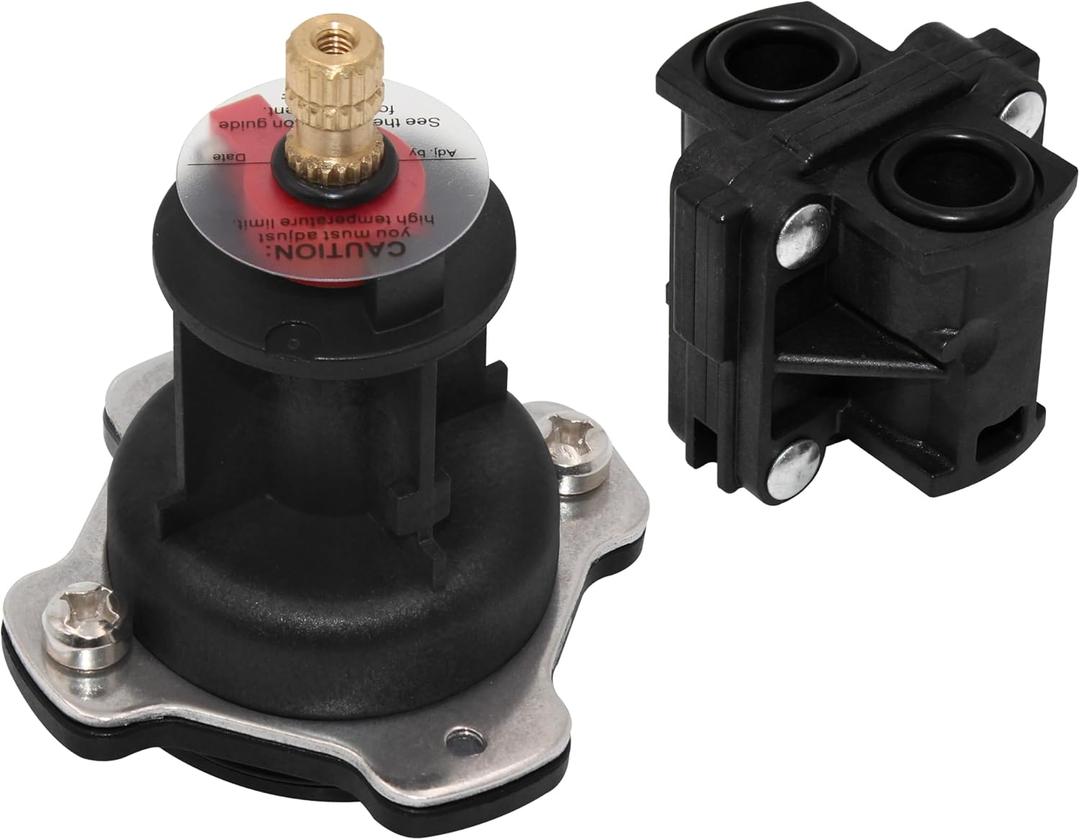 GP76851 Mixer Cap and Pressure Balancing Unit (Shower) Parts Cartridge Compatible with Kohler, Replacement for Rite-Temp and 1/2" Shower Valve GP500520 and GP77759 Parts After Market Replacement (Black) GP76851 Mixer Cap and Pressure Balancing Unit (Shower) Parts Cartridge Compatible with Kohler, Replacement for Rite-Temp and 1/2" Shower Valve GP500520 and GP77759 Parts After Market Replacement (Black)