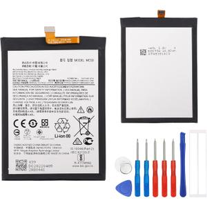 Replacement Battery MC50 Compatible with Moto G9 Power XT2091-3 with Repair Tool Kit