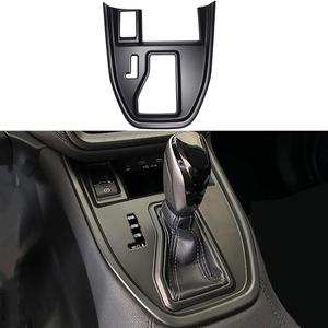 Kolya Interior Center Console Gear Shift Panel Cover Trim for Subaru Outback Legacy Accessories 2020 2021 2022 2023 2024 2025 (Grey and Red, Without Extra Button)