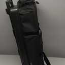 VEVOR Bowling Ball Bag, 3 Ball Double Roller Bowling Bag with Wheels, Featuring a Separate Compartment for Shoes (Up To US Size 16) & Oversized Accessory Pocket, Retractable Handle Extends to 41.34 in