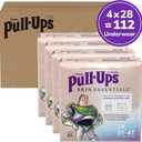 Pull-Ups Boys' Skin Essentials Potty Training Pants, Training Underwear, 3T-4T (32-40 lbs), 112 Ct (4 Packs of 28)
