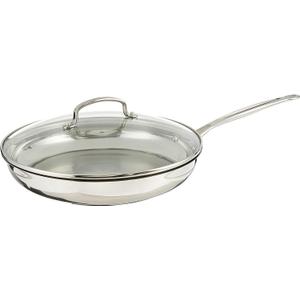 Cuisinart 12 Inch Skillet with Glass Cover, Chef's Classic Collection