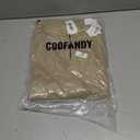 COOFANDY Mens Knitted Hoodie Sweater Long Sleeve Turtleneck Quarter Zip Pullover Sweaters with Pocket (M)