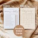 GardenCity Baby Shower Games for Girl - Set of 6 Boho Baby Shower Games for 25 Guests, Double-Sided Cards, Gender Neutral