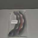 West Llama 3PCS Leather Car Steering Wheel Cover,Snap On Steering Wheel Protector Universal 99% Cars(3PCS-Black)