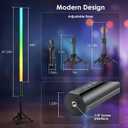 DJ Lights 4FT RGBW Pixel Tube Light 4IN1 LED Stage Tube Light Bar with Stand&Carrying Bag 5200mAh Battery Powered Wireless Stage Lighting for DJ, Wedding, Party, Photography, Video Studio