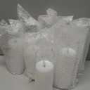 Flickering Flameless Candles Battery Operated with Remote and 2/4/6/8 H Timer Plexiglass Led Pillar Candles Pack of 9 (D2.3"xH 5"6"7")with Realistic Moving Wick Candles for Home Decor(White)