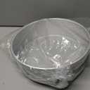 10 Inch Cake Pans, Aluminum Round Cake Baking Pans Tins For for birthday cake party cake, Non-Toxic, Only Handwasher.Silver(103 round Cake Pan)