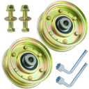 2 Pack 756-04224 Flat Idler Pulley Replaces Cub Cadet 756-04224 Pulley, MTD 756-0981A, 756-0981A Flat Idler Pulley, 756 0981A Toro 112-3687 for Cub Cadet lt1050 Idler Pulley, lt1042, ltx 1045