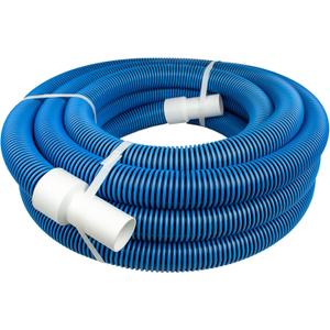Heavy-Duty Manual Pool Vacuum Hose, 50 Ft x 1-1/2, Kink-Free Swivel Cuff, Professional Grade Spiral-Wound Design, UV & Chemical Resistant for Inground & Above Ground Pools, Made in USA