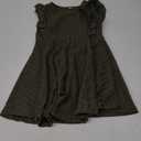 Toddler Baby Dress Floral Ruffle Sleeve Dresses for Girls Casual Party Beach Dress Kids Sundress, Size 90