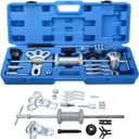 8MILELAKE 9 Way Slide Hammer Puller Axle Front Rear Wheel Bearing Dent Hub Gear Puller Remover Set