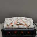 Electric Fireplace Insert Log Heater 21 Inches, 5 Flame Brightness, Multiple Flicker Speed, 750w/1500w Heating, Remote Control, Auto Shut Off