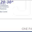Truform 20-30 Mmhg Compression Stockings for Men & Women, Thigh High Length, Dot Top, Closed Toe, Beige, Medium