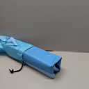 Karenhi 1 Pcs Foldable Poolside Chairs Portable Beach Chair ​Folding Poolside Chairs for Edge of Pool for Adults Traveling Camping Picnic Lawn Accessories (Light Blue)