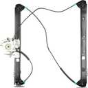 NPAUTO Front Passenger Side Power Window Regulator Without Motor fit for BMW X5 E53 Sport Utility 2000 2001 2002 2003 2004 2005 2006, Right, 740-489