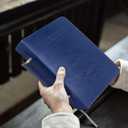 DEHITE Bible Cover Case for Men and Women Leather Bible Carrying Bag Pen Slots Zippered Pocket Premium Faux Leather