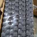 AIRHOP 0.56in Thick 96 Sq Ft Exercise Equipment Mats, 24 Tiles Upgraded Rubber Top with High Density EVA Foam, Large Interlocking Puzzle Gym Flooring for Home Gym, Heavy Weight Workout, 24 x 24in (Black/White)