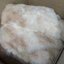 Soft Fluffy Round Area Rugs 4.6' x 4.6' Non-Slip High Pile Shaggy Floor Carpet Washable Indoor Plush Fuzzy Rug Perfect for Bedroom Dining Room Living Room, Beige