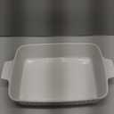 MALACASA 4.4 QT Baking Dish, 9x13 Large Casserole Dish for Oven, Ceramic Baking Pan, Rectangular Lasagna Pan Deep with Handles for Baking, Durable Microwave Oven Safe, Wedding Gift,White, Series BAKE-BAKE 