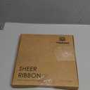 Vitalizart 3/8" x 90 Yards Organza Ribbon Set 9 Rolls x 10 Yd Sheer Ribbon for Gift Wrapping Crafts Christmas Tree Bows Wedding Invitations Wreaths Party Decor Bouquet DIY Projects (Mixed Colors)