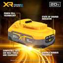 DEWALT Powerstack 20V MAX Battery, Rechargeable, 5Ah, Lithium Ion, 2-Pack (DCBP520-2)