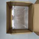 HELPLEX Acrylic Frame, 5 Pack 3.5x5 Acrylic Picture Frames, 20mm Thicker Frameless Clear Double Sided Magnetic Frame, Free Standing Desktop Display