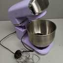 Stand Mixer, Kitchen in the box 3.2Qt Small Electric Food Mixer,6 Speeds Portable Lightweight Kitchen Mixer for Daily Use with Egg Whisk,Dough Hook,Flat Beater (Purple)