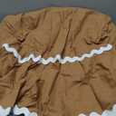 Petal & Pup Yana Maxi Dress - Tan White M