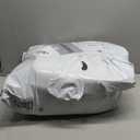 AAAAAcessories D-Shaped Chair Cushions, 2" Thick Dining Chair Pads with Ties and Removable, Machine-Washable Cover, 17" x 16", Set of 4, Oatmeal Beige