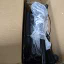 Upright Walkers for Seniors, 450 lb Heavy Duty Stand Up Rollator Walker with Adjustable Soft Sponge Armsupport & Seat, Tall Standing Folding Rolling Walker with 8'' Wheel, Black