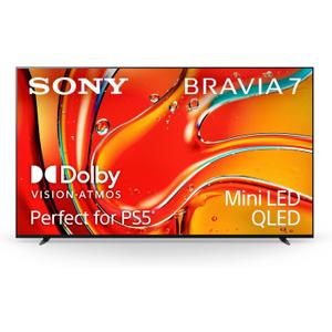 Sony 85 Inch Mini LED QLED 4K Ultra HD TV BRAVIA 7 Smart Google TV with Dolby Vision HDR and Exclusive Features for PlayStation5 (K-85XR70)