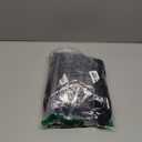 GORGLITTER Women's Crochet Long Swimsuit Cover Up Dress Metal Long Sleeve Beach Bikini Bathing Suit Coverups Swimwear (Medium, Black)