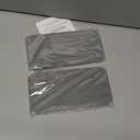 2PCS Water Absorbing Stone Tray, Natural Diatomaceous Earth Stone Sink Mat, Quick Dry Dish Soap Dispenser Sponge Holder, Dark Gray