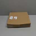 Christmas Tree Plates Set of 4, Christmas Dinner Plates with Red Edge, Xmas Porcelain Plates for Porcelain Plate Set of 4 for Xmas 10.5 Inch