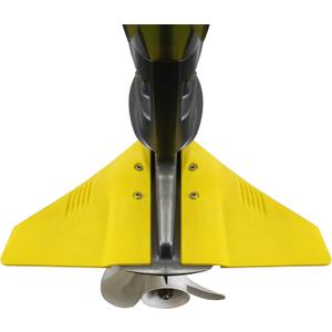 Quickmarine Boat Hydrofoil Stabilizer For Marine Outboard And Sterndrive Motors Made Of PA66 Plastic Yellow