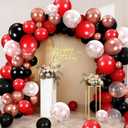 Hungdao 140 Pcs Wine Birthday Decorations Burgundy Balloon Arch Kit for Women 5/8inch Latex Balloons Burgundy Wedding Favor Aging Like Fine Wine Birthday Decor Wedding Bridal Shower Party Anniversary