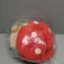 Mushroom Plush Toys 12 Inch Cute Stuffed Mushroom Pillow Stuffed Toy Birthday Present Home Decor Halloween for Kids (Red)