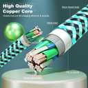3 Pack iPhone Charger 10FT [Apple MFi Certified] Right Angle Lightning Cable Fast Charging Cord, Car Cable for iPhone 14 13 12 11 Pro/Pro Max/Mini/XS/XR/8 7 Plus, iPad, CarPlay