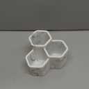 Toothbrush Holder for Bathrooms Toothpaste Holder Stand Bathroom Organizer for Toothbrush Makeup Brushes Holder (1 Pack, Marble5)