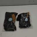 cerpite Zipper Compression Socks - 2 Pairs Open Toe Compression Stockings for Men Women 15-20mmHg,Suit for Running, Sport (Large-X-Large, Black Copper)