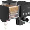 Pawfly Automatic Fish Feeder for Aquarium, 85 mL Auto Fish Feeder Automatic Dispenser, Adjustable Auto Fish Food Dispenser with Timer, Fish Food Vacation Feeder, Battery Operated (Not Included)